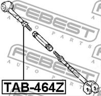 FEBEST TAB-464Z Сайлентблок тяги TOYOTA CAMRY 01- зад.подв.попереч.лев.