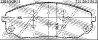 Колодки передние kia sorento (fy) 2002-2006 2201-sorf