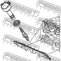 FEBEST HCP-002 Кольцо уплотнительное свечного колодца HONDA CR-V 07-12