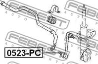 FEBEST 0523-PC Тяга стабилизатора MITSUBISHI LANCER/OUTLANDER/C-CROSSER/4007 07-пер.подв.л/пр.