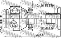 ШРУС внутренний правый 30X44.5X26