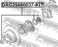 Подшипник ступицы dac35680037-kit