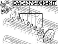 Подшипник пер.NISSAN PRIMERA P11 1996-2001