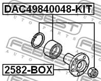 Dac49840048-kit подшипник ступ.передн.ремкомпл. fiat ducato russia 08