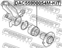 FEBEST DAC55900054M-KIT Подшипник ступ.CITROEN JUMPER/FIAT DUCATO/PEUGEOT BOXER 06- пер.