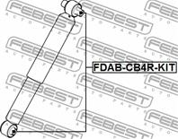 Сайлентблок задн амортизатора FORD FOCUS II CB4 2008-2011 (компл-2шт) FDAB-CB4R-