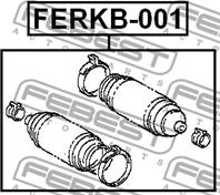 FEBEST FERKB-001 Пыльник рулевой рейки TOYOTA/MITSUBISHI/HONDA/MAZDA/NISSAN (2шт.)