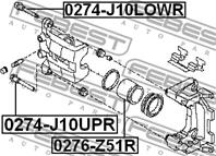 Поршень суппорта 0276-z51r