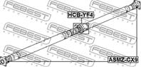 Подшипник подвесной honda pilot yf4 2009- hcb-yf4