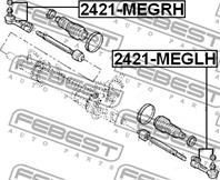 Наконечник renault megane i 96-03 r