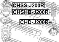 ОТБОЙНИК ЗАДНЕГО АМОРТИЗАТОРА CHEVROLET LACETTI/OPTRA (J200) 2003-2008