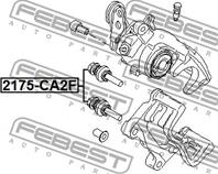 Р/к-т суппорта Fr FORD FOCUS II CB4 08-11