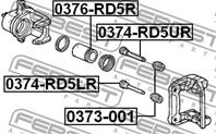 FEBEST 0373-001 Пыльник втулки направляющей суппорта HONDA зад.