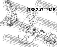 Подшипник-ступица пер.SUBARU FORESTER (SH) 08-&gt