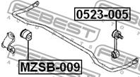 FEBEST 0523-005 Тяга стабилизатора MAZDA 6 02- зад.подв.