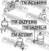 Опора двигателя TOYOTA CAMRY 06- лев.