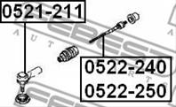 FEBEST 0521-211 Наконечник р/т MAZDA 323/626/MPV лев/прав.