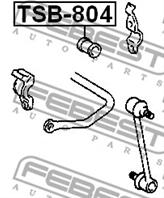 FEBEST TSB-804 Втулка стабилизатора LEXUS RX300/330/350 03- зад.подв.14мм