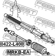 FEBEST 0422-L400 Тяга рулевая CHEVROLET LACETTI 03-08