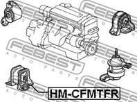 HM-CFMTFR_подушка двигателя передняя! Honda Accor