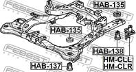 FEBEST HM-CLL Опора подрамника HONDA ACCORD 02-08