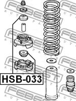 Втулка амортизатора hsb-033
