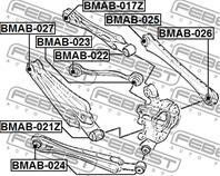 С/блок заднего рычага BMW X3 F25 (2010&gt)