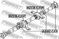 Крестовина MAZDA CX-9 TB 07-13