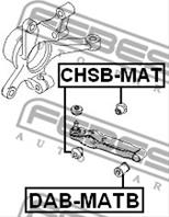 FEBEST CHSB-MAT Втулка стабилизатора DAEWOO MATIZ/SPARK пер.