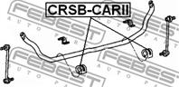 FEBEST CRSB-CARII Втулка стабилизатора CHRYSLER VOYAGER/DODGE CARAVAN 95-00 пер.