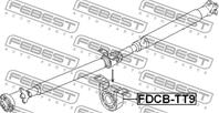 FEBEST FDCB-TT9 Опора карданного вала FORD TRANSIT 00&gt