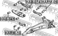 С/блок заднего рычага HONDA CIVIC 87-93 1.2/1.3/1.4/1.6