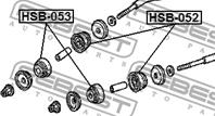 Втулка пер толкающей тяги hon accord cf3/cf4/cf5/cl1/cl3 98-02