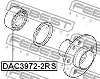 FEBEST DAC3972-2RS Подшипник ступ.DAEWOO NEXIA/ESPERO/BMW E36 пер.