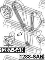 Ролик ГРМ HYUNDAI SONATA EF 04- (ТАГАЗ)/SANTA FE/TUCSON 04- 2.7