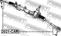 FEBEST 2021-CAR Наконечник р/т CHRYSLER VOYAGER 00-08 лев/прав.