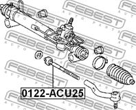 0122-acu25 тяга рулев. toyota kluger l v acu25 mcu25 4wd 00-07