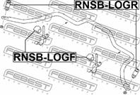 FEBEST RNSB-LOGF Втулка стабилизатора RENAULT LOGAN 05- пер.подв.внут.