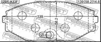 Колодки пер nis maxima/cefiro a33 98-06