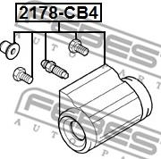 Цилиндр колесный ford focus ii (08-11) 2178-cb4