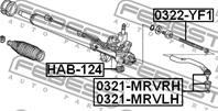 Наконечник рулевой 0321-mrvlh