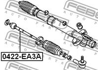 FEBEST 0422-EA3A Тяга рулевая MITSUBISHI GALANT VI 96-04/ECLIPSE 95-04 лев/прав.(без наконечника)