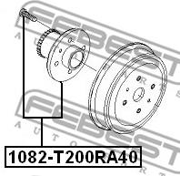 Подшипник-ступица зад.CHEVROLET AVEO (T200) 2003-2008