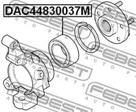 Подшипник пер.LAND ROVER FREELANDER II 2006-