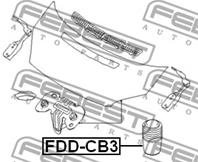 FEBEST FDD-CB3 Отбойник капота FORD FOCUS/C-MAX/TRANSIT 06-