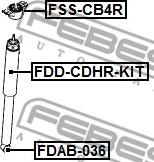 К-т отбойника амортизатора Re FORD FOCUS III 11-