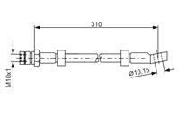 [1987476464] Bosch Тормозной Шланг