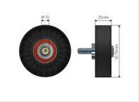 Ролик п/клин. ремня PSA C4/8  206  307  FI Scudo