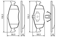 0 986 460 969_ 432 00 !колодки дисковые п. Ford M