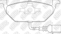 PN0148W-NIBK_!колодки дисковые п. Audi A3 1.6-1.9TD 96-03  Skoda Octavia 1.4/1.